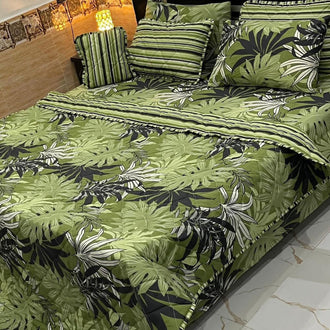 7PC Printed Comforter Set – Premium Cotton Mix #8/18
