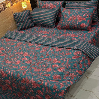 7PC Printed Comforter Set – Premium Cotton Mix #7/18