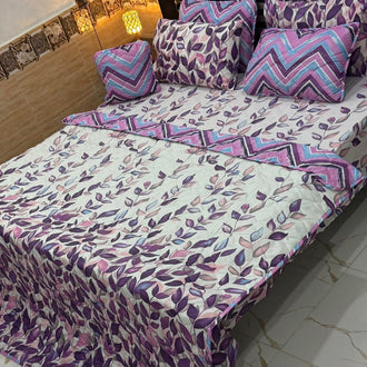 7PC Printed Comforter Set – Premium Cotton Mix #13/18